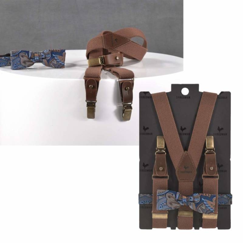 Hosenträger Kinder Set mit Fliege Jungen "KIDS" Paisley Charm von Sir Redman