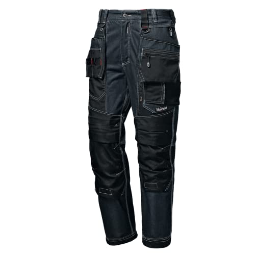 Sir Safety System MC2551Q8M Heavy Bundhose, Denim Blau/Schwarz, Größe M von Sir Safety System