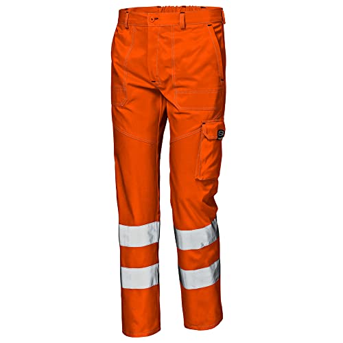 Sir Safety System MC3522H144"Mistral" Sommer-Warnschutz Bundhose, Orange, Größe 44 von Sir Safety System