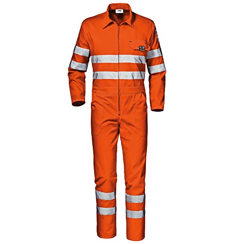 Sir Safety System MC3527E150 "Mistral" Sommer-Warnschutz Overall, Orange/Gelb, Größe 50 von Sir Safety System