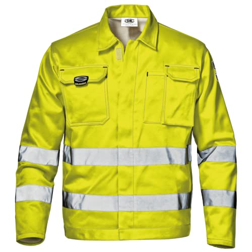 Sir Safety System MC3616E148 "Velvet" Warnschutz-Bundjacke, Warnschutz-gelb, Größe 48 von Sir Safety System