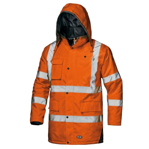 Sir Safety System MC4113H1M "Motorway" Warnschutz-Jacke, Warnschutz-orange, Größe M von Sir Safety System