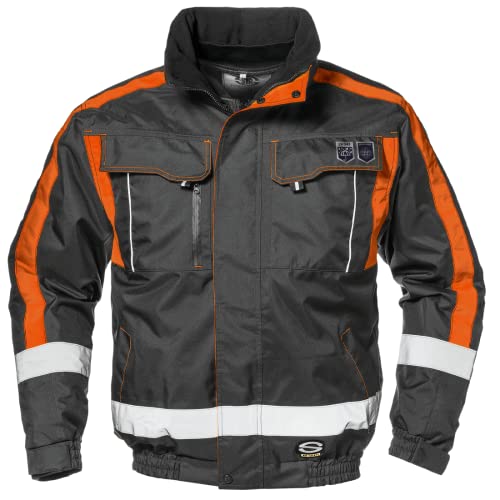 Sir Safety System MC4724CDXX Jacke „Grey Contender“, Grau/Orange, Größe XX von Sir Safety System