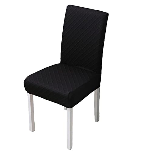 Sir Schmeer® Stylische Stuhlhussen aus Stretch-Stoff für perfekten Schutz und eleganten Look (Schwarz) von Sir Schmeer