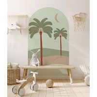 Removable Paradise Palm Tree Boho Arch Removable Wandtattoo - Peel & Stick 3 Farben 2 Größen Erhältlich Decor Wandaufkleber von SirFaceGraphics
