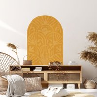 Removable Stoff Ethno Boho Bogen Wandtattoo - Peel & Stick Decor Wall Sticker Collection von SirFaceGraphics