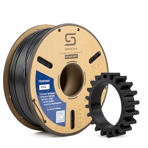 Siraya Tech Fibreheart PPA 3D-Druckfilament – Hochleistungs-Polyphthalamid-Nylon, extreme Festigkeit und Hitzebeständigkeit für industrielle und technische Anwendungen – 1 kg (2,2 lbs) 1,75 mm von Siraya Tech