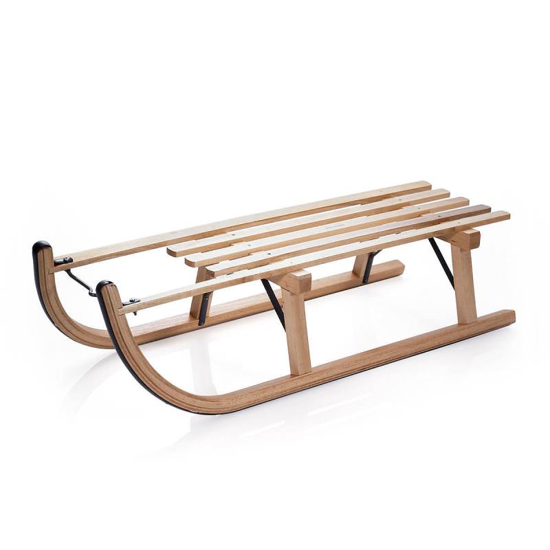 Sirch Davoser Rodelschlitten Buche Schlitten Standard Ab 3 Jahren 27 X 38 X 90cm B-Ware von Sirch