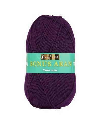 Hayfield Bonus Aran Garn, Violett (840), 100 g von Sirdar