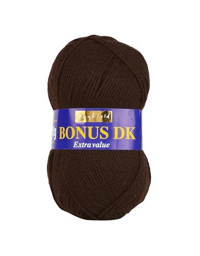 Sirdar Hayfield Bonus DK Doppelstrickgarn, Kakao (575), 100 g von Sirdar