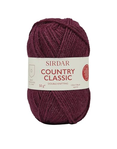 Sirdar Country Classic DK, Burgunderrot (858), 50 g von Sirdar