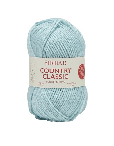 Sirdar Country Classic DK Doppelstrick, Mintblau (863), 50 g von Sirdar