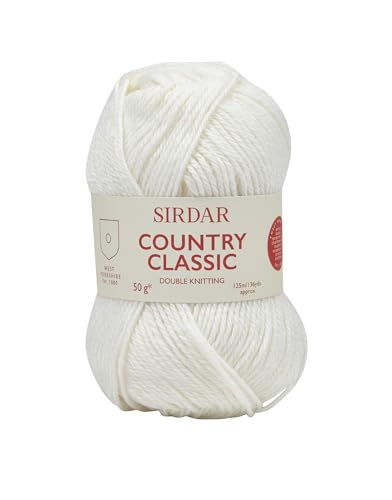 Sirdar Country Classic DK, Weiß (850), 50g, F235-0850 von Sirdar