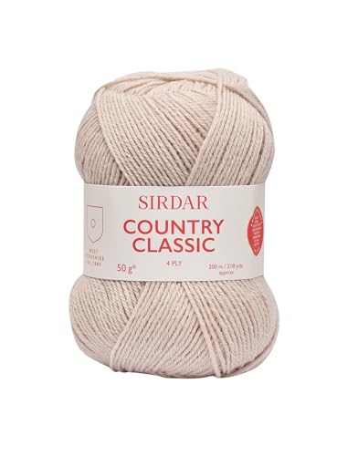 Sirdar Country Classic F247-0951, 4-lagig, Haferbeige (951), 50 g, F247-0951 von Sirdar