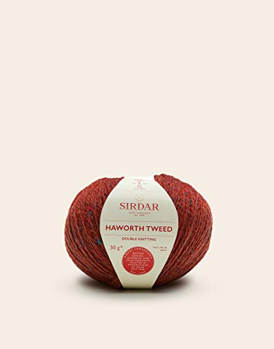 Sirdar F007-0907 Haworth Tweed DK, Nylon, Ryedale Russet (907), 50 g, Gramm von Sirdar