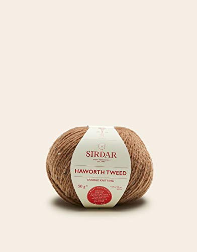 Sirdar F007-0910 Haworth Tweed DK, Nylon, Harewood Kastanie (910), 50 g, Gramm von Sirdar