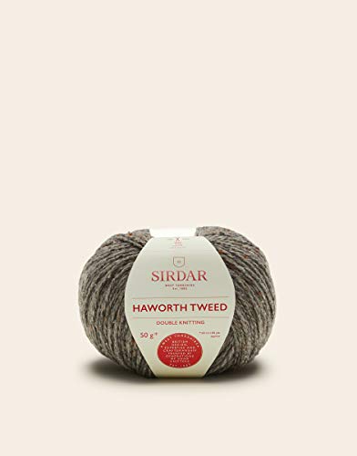 Sirdar F007-0913 Haworth Tweed DK, Nylon, Millstone Grey (913), 50 g, 165 Meter von Sirdar