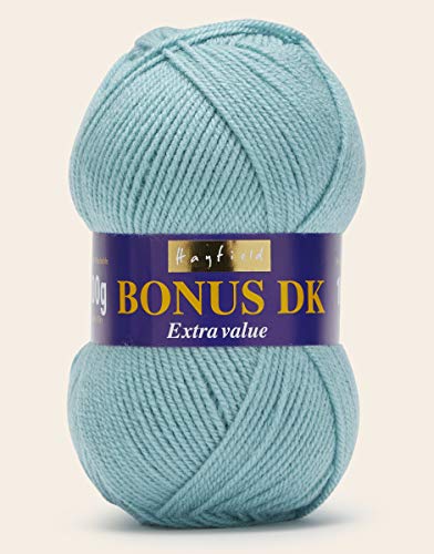 Sirdar F013-0607 Hayfield Bonus DK, Wolle, Lagoon Blue (607), 100g, 280 Meter von Sirdar