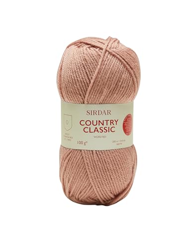 Sirdar F076-0657 Country Classic Worsted, Wolle, Oyster (657), 100g von Sirdar