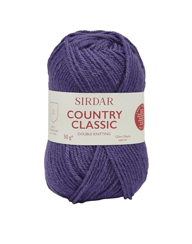 Sirdar Country Classic DK Doppelstrick, Violett (861), 50 g von Sirdar