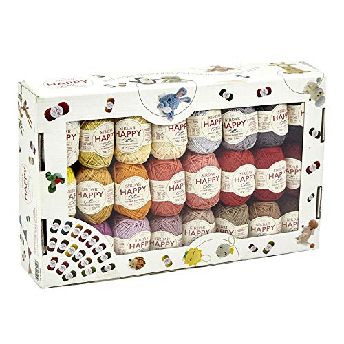 DMC Happy Chenille Velvet Thread 15g farbig sortiert - 25 Stück von Sirdar