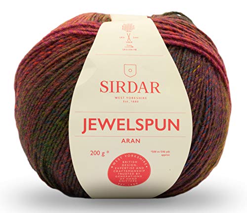 Sirdar Jewelspun Aran, Setting Sun (843), 200 g von Sirdar