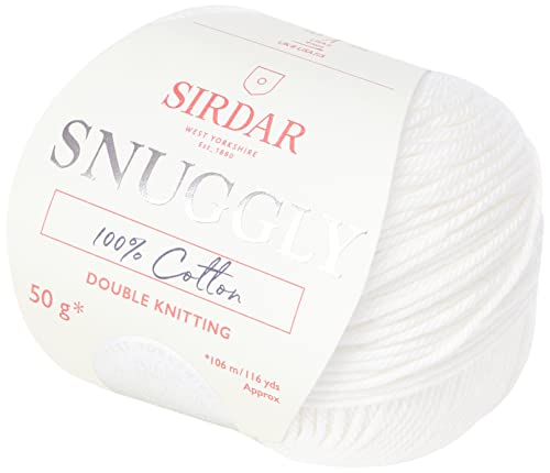 Sirdar Snuggly 100% Baumwolle (761) Creme 50g von Sirdar