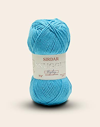 Sirdar Snuggly Replay DK, Sea Blue Splash (120), 50 g, F029-0120 von Sirdar