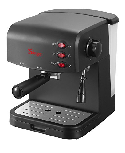 Sirge CREMAEXPRESSO Espressomaschinen Milchaufschäumer Espresso Cappuccino Pump 15 bar [ ITALY] - 850 Watt von Sirge