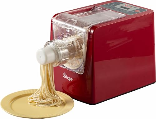 Sirge PASTAMAGIC Nudelmaschine Nudel Vollautomat 300W Pastamaschine Nudelautomat Pastaautomat Pasta Automat inkl. 18 Nudelgitter von Sirge