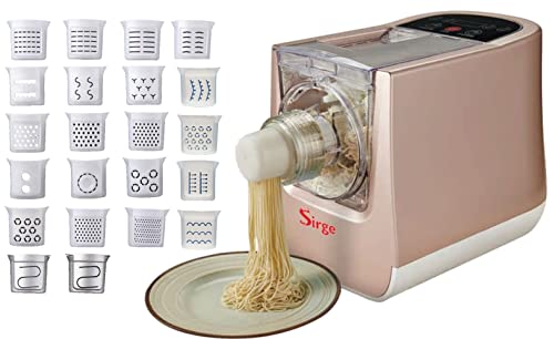 Sirge Pastamaschine, 300 W, Kunststoff, 4 Geschwindigkeiten, 650gr - 14 Pasta stirbt von Sirge