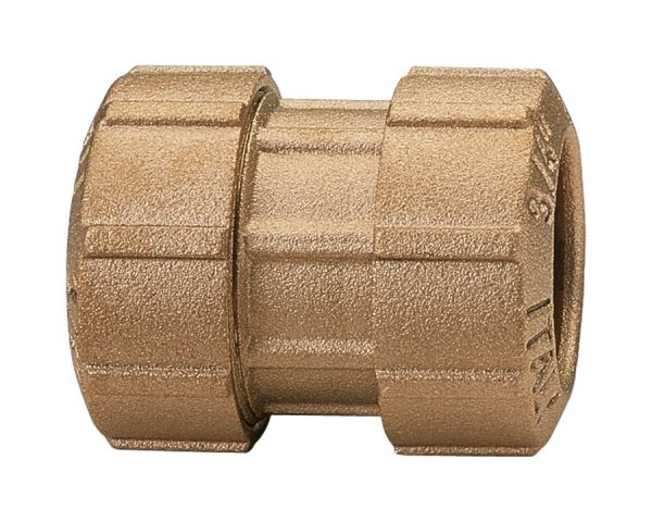 Messing Kupplung 1 Zoll - 32x2,9mm - gerader Verbinder - zwei Rohra... von Sirocco