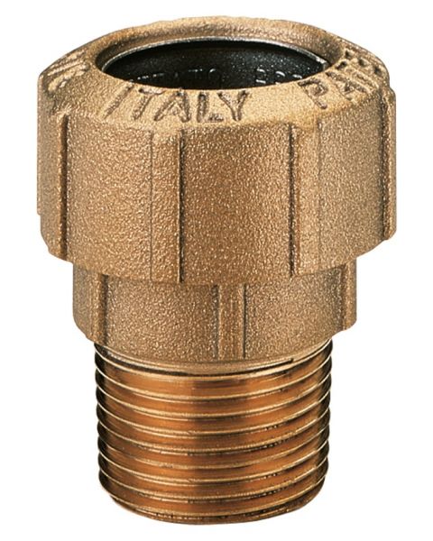 Messing Verschraubung 1/2 Zoll AG - 20x2mm - Übergangsstück mit Auß... von Sirocco