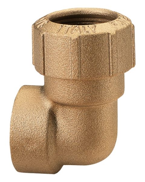 Messing Winkelverschraubung 1 Zoll IG - 32x2,9mm - 1x Kupplung - 1x... von Sirocco