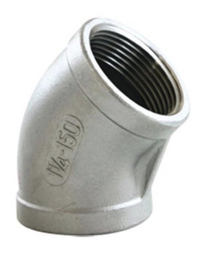 Sirocco Edelstahl Fitting V2A Bogen, 45 Grad, IG-IG, kurz, 2 Zoll Sirocco Edelstahl Fitting V2A Bogen, 45 Grad, IG-IG, kurz, 2 Zoll von Sirocco