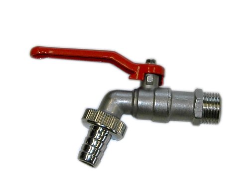 Sirocco 5622474 Messing Fitting Kugelauslaufventil, 3 cm mit Tülle von Sirocco