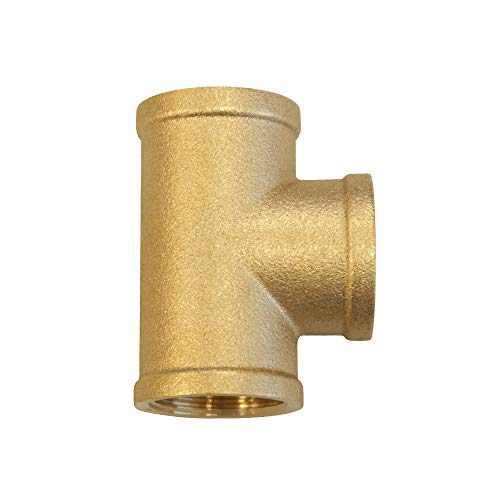 Sirocco Messing T-Stück IG 1 Zoll, 05421534 von Sirocco