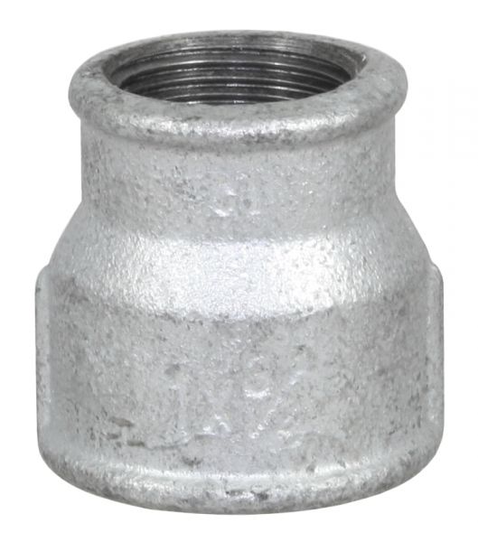 Temperguss Reduziermuffe, 1/1 x 1/2 Zoll, IG-IG, beidseitig mit Inn... von Sirocco