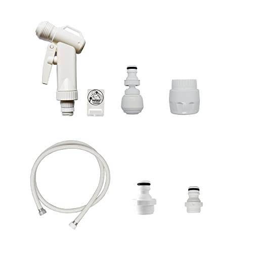 Siroflex 2015/2S Komplettset Bad/Küche Made In Italy | Handbrause für das Waschbecken mit Schnellkupplung | Anschluss für Waschmaschinen- oder Spülmaschinen-Zulaufschlauch Siroflex 2015/2S Komplettset Bad/Küche Made In Italy | Handbrause für das Waschbecken mit Schnellkupplung | Anschluss für Waschmaschinen- oder Spülmaschinen-Zulaufschlauch von Siroflex