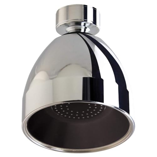 Siroflex 2765/S Feststehender Brausekopf Made in Italy | Brausekopf mit Kugelgelenk aus verchromtem Messing | Verchromter Brausekopf Schwarz | Brausekopf mit Anti-Kalk-Wirkung| Mit wassersparendem Durchflussbegrenzer Siroflex 2765/S Feststehender Brausekopf Made in Italy | Brausekopf mit Kugelgelenk aus verchromtem Messing | Verchromter Brausekopf Schwarz | Brausekopf mit Anti-Kalk-Wirkung| Mit wassersparendem Durchflussbegrenzer von Siroflex