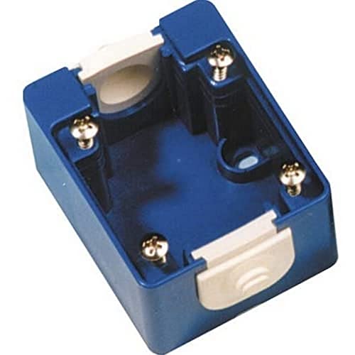 AP-Gehäuse für Einbau-Steckdosen mit Flanschmaß 50 x 50 mm blau Farbe blau von Sirox