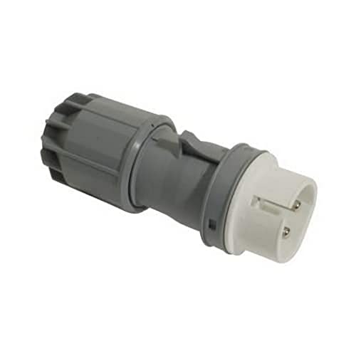 SIROX® CEE-Stecker IP 44, 2-polig, 42 V 16 A, mit vernickelten Kontakten von Sirox