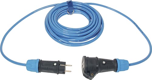 SIROX® Verlängerung H07BQ-F mit Federklappdeckel Leitungsfarbe blau, Querschnitt 3 x 1,5 mm², Länge 15 m von Sirox