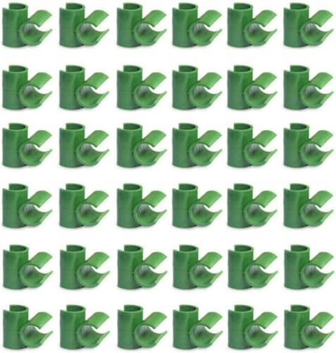50x Pflanzen Rankhilfe Verbinder Clip Garten Verbinder Pfähle Verbindungsgelenk Clips Garten Rankhilfe Verbinder Clip Drehbar Stabverbinder Garten Pflanzenregal Zubehör von Sirseon