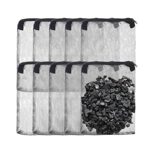 Aquarium-Filtertasche – wiederverwendbares Nylon-Filternetz mit Reißverschluss, Wiederverwendbare Netz-Filtertasche mit Reißverschluss für Aquarium, Fischglas von Sirseon