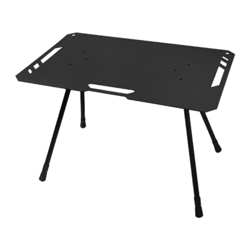 Outdoor-Campingtisch – Aluminiumlegierung, Faltbarer Picknicktisch – multifunktional, verstellbare Länge, Camping, Picknick-Tisch für Grillen, Reisen, Camping, Heckklappe, Wandern von Sirseon