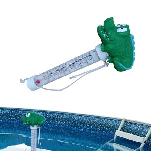 Sirseon Pool-Schwimmtemperaturmesser, schwimmender Pool-Temperaturmesser | Auftriebsthermoskop für Pools | Tragbarer Temperaturmonitor für Außen- und Innenschwimmbäder von Sirseon