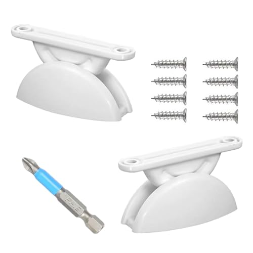 Sirseon RV-Türbegrenzer, RV-Türfänger | 2 Stück Türstopper-Halterung und Halter | Halbrunder Business-Auto-Türstopper für Wohnmobil-Tü er von Sirseon
