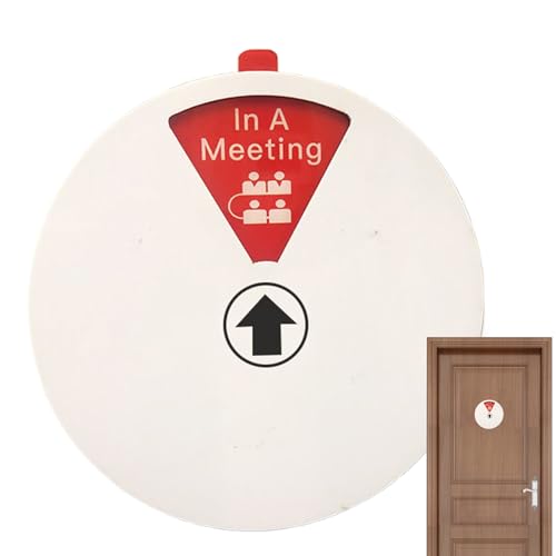 Türschild Fürs Büro | Leichtes Türschild Für Privatsphäre,Tragbare Drehbare Acrylplatte Mit Dekorativem Design Für Büro Zimmer Toilette Klassenzimmer von Sirseon