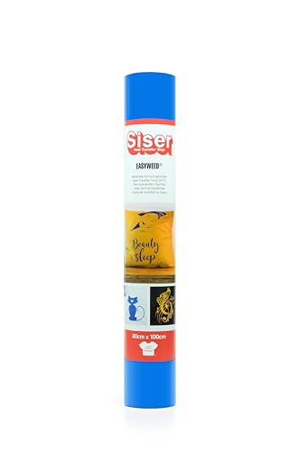 Siser® EasyWeed® 30 cm x 1 m Fluo Blau Thermotransfervinyl zum Personalisieren von Textilien von SISER